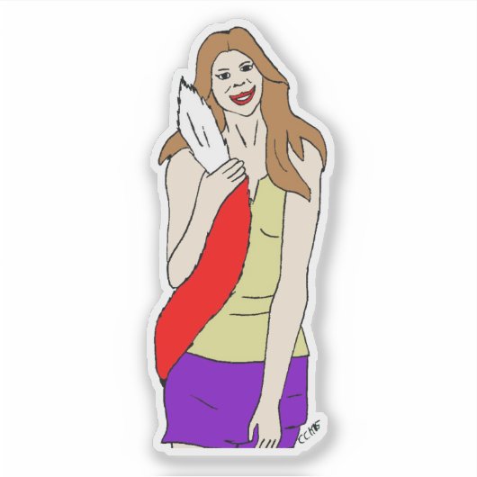 愚かな女 シール (正面)