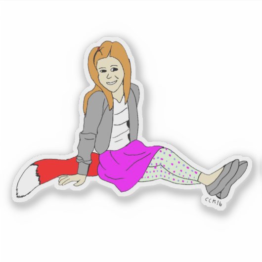 愚かな女 シール (正面)