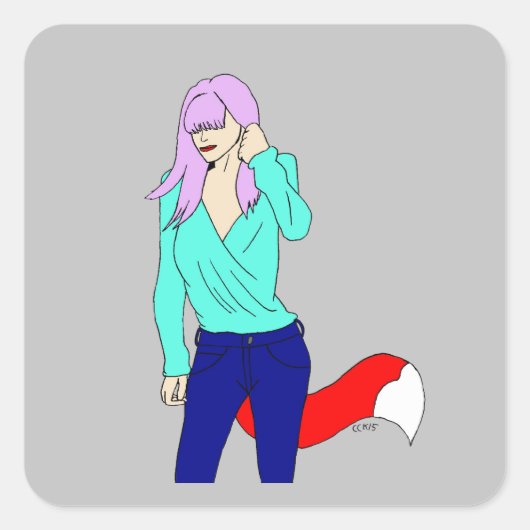 愚かな女 スクエアシール (正面)