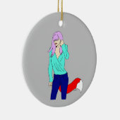 愚かな女 セラミックオーナメント (右)