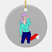 愚かな女 セラミックオーナメント (裏面)