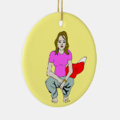 愚かな女 セラミックオーナメント (右)