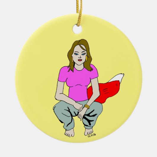 愚かな女 セラミックオーナメント (正面)