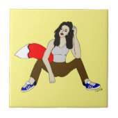 愚かな女 タイル (正面)