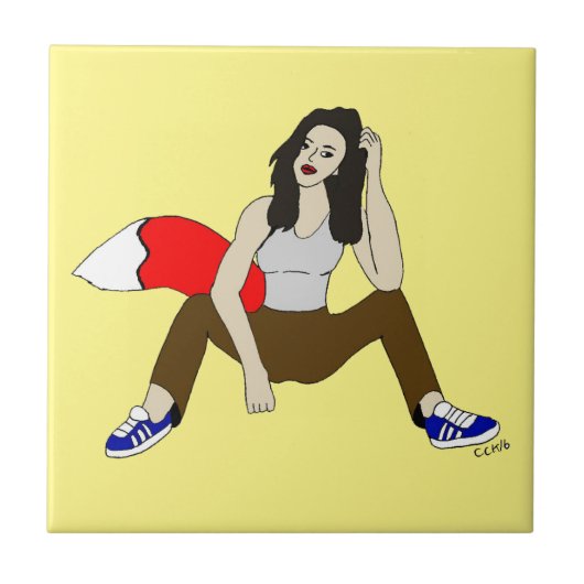 愚かな女 タイル (正面)