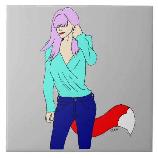 愚かな女 タイル (正面)