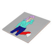 愚かな女 タイル (側面)