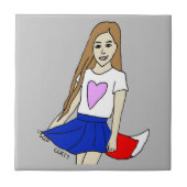 愚かな女 タイル (正面)