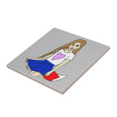 愚かな女 タイル (側面)