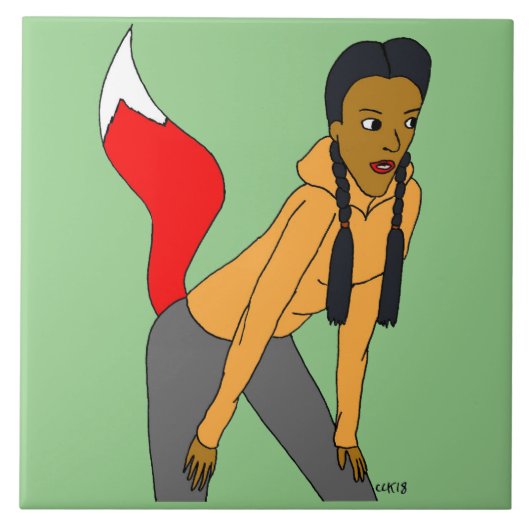 愚かな女 タイル (正面)