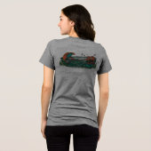 愚かな女 トライブレンドＴシャツ (裏面全面)