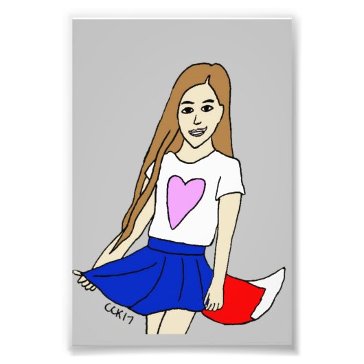 愚かな女 フォトプリント            (正面)