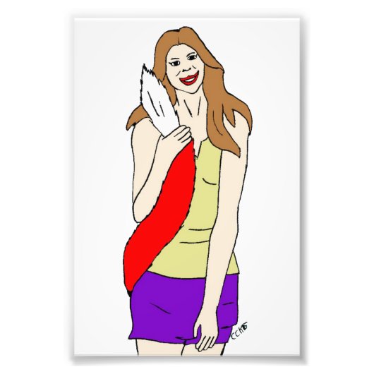 愚かな女 フォトプリント            (正面)