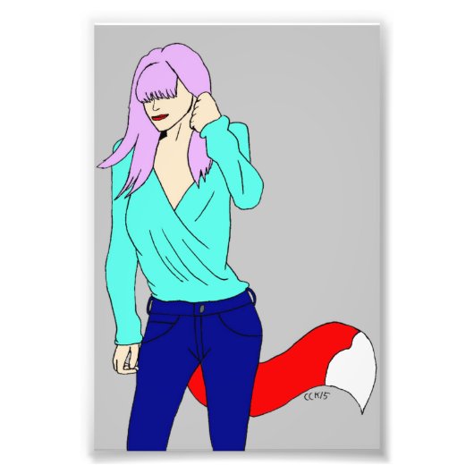 愚かな女 フォトプリント            (正面)