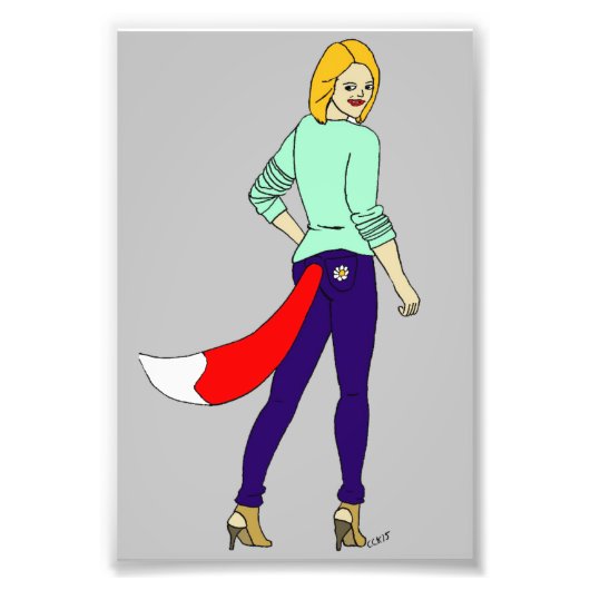 愚かな女 フォトプリント            (正面)