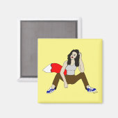 愚かな女 マグネット (正面/裏面)