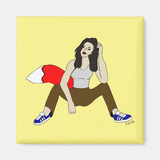 愚かな女 マグネット (正面)