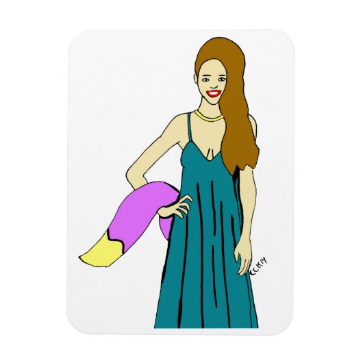 愚かな女 マグネット (縦)