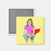 愚かな女 マグネット (正面/裏面)