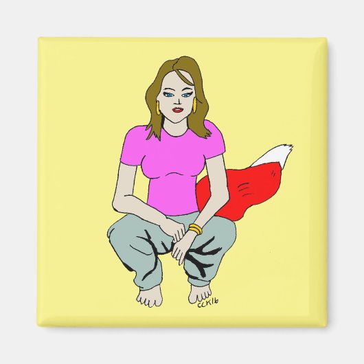 愚かな女 マグネット (正面)