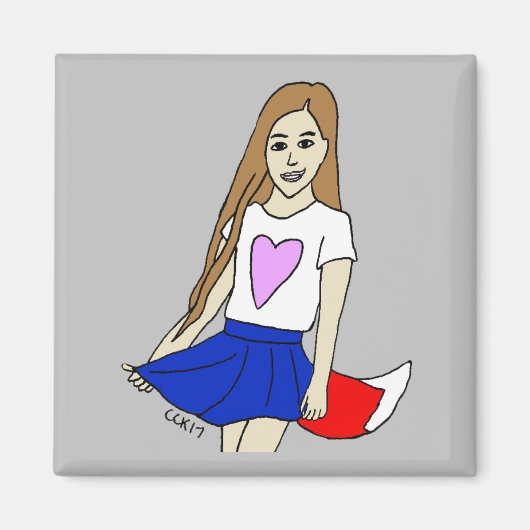 愚かな女 マグネット (正面)