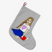 愚かな女 ラージクリスマスストッキング (正面 (吊り時))