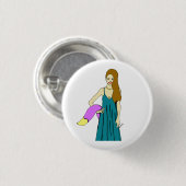 愚かな女 缶バッジ (正面&裏面)