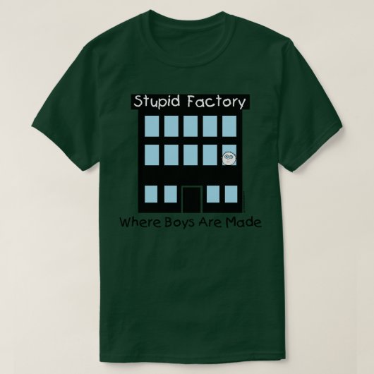 愚かな工場 Tシャツ (デザイン正面)