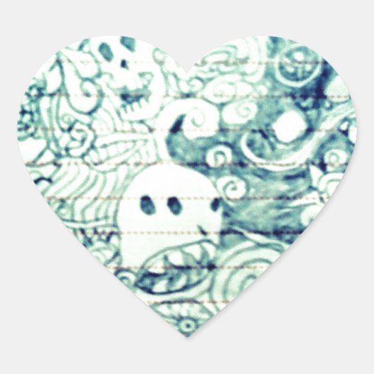 愚かな想像力を持つ思想家 ハートシール (正面)