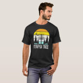 愚かな木のディスクゴルフ Tシャツ (正面フル)
