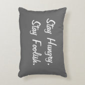 愚かな滞在の空腹な滞在 アクセントクッション (正面(垂直))