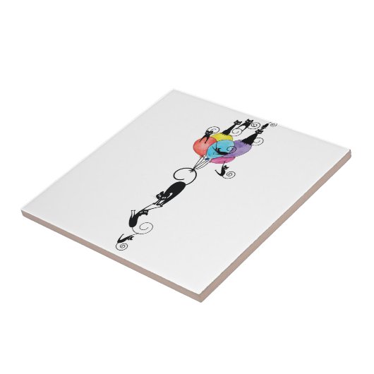 愚かな猫1 タイル (側面)