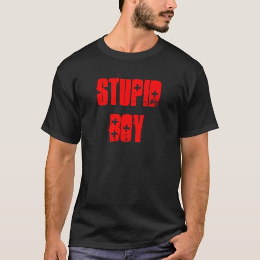 愚かな男の子 Tシャツ (正面)