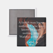 愚かな男の磁石 マグネット (正面/裏面)