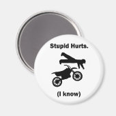 愚かな痛み(私は知っている)磁石 マグネット (正面/裏面)