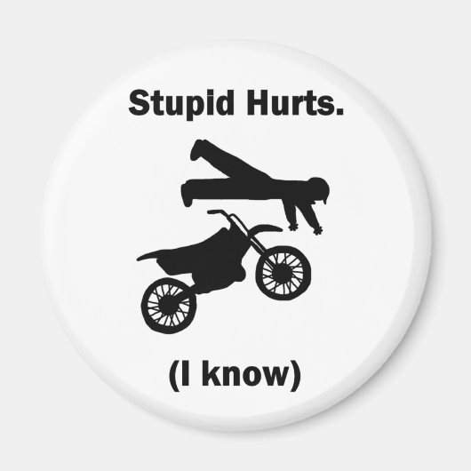 愚かな痛み(私は知っている)磁石 マグネット (正面)