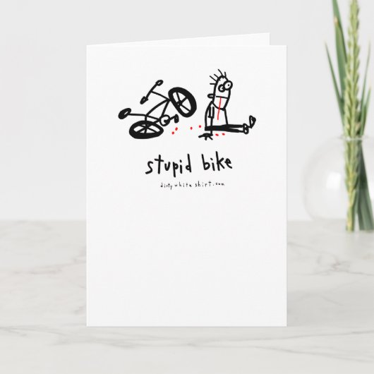 愚かな自転車 カード (正面)