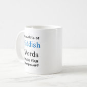 愚かな言葉 コーヒーマグカップ (正面左)