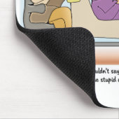 愚かな質問マウスパッド マウスパッド (コーナー)