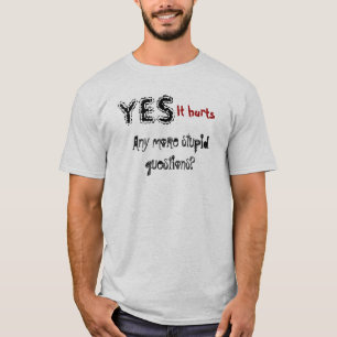 愚かな質問 Tシャツ