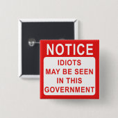 愚かな通知 缶バッジ (正面&裏面)