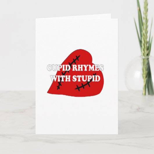 愚かな韻を持つキューピッド シーズンカード (正面)