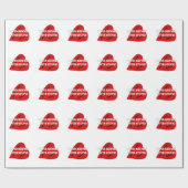 愚かな韻を持つキューピッド ラッピングペーパー (フラット)