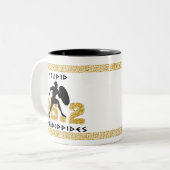愚かなPheidippides ツートーンマグカップ (正面左)