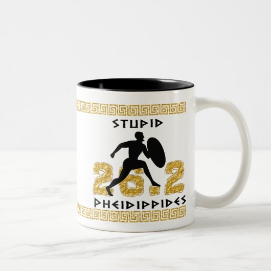 愚かなPheidippides ツートーンマグカップ (右)