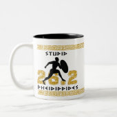 愚かなPheidippides ツートーンマグカップ (左)