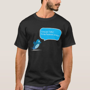 愚かなTwitter Tシャツ