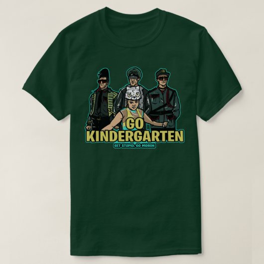 愚かになる Tシャツ (デザイン正面)
