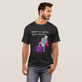 愚かには予防接種が無い Tシャツ (正面フル)