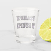 愚かに立つ ショットグラス (裏面)